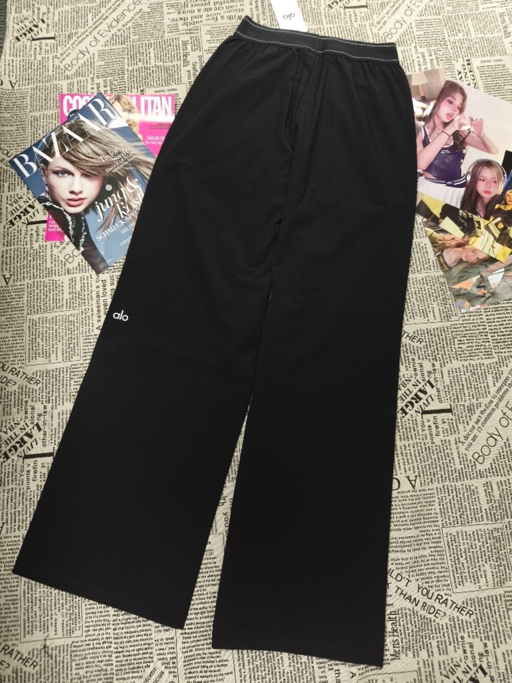 Alo Yoga Suit Up Trouser Black XS/S (Regular) Relaxed Fit Pants🥳📖NWT - Picture 3 of 7
